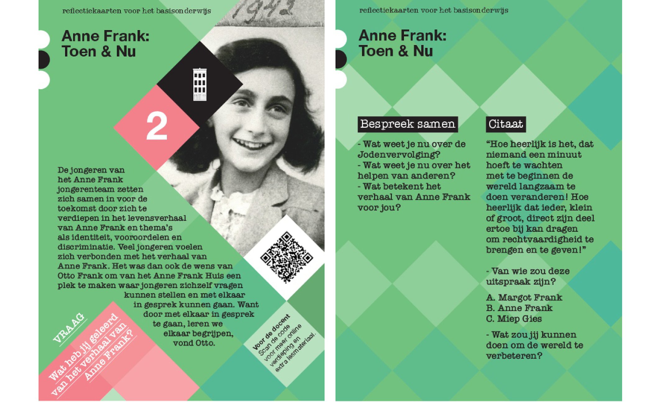 Wat heb jij geleerd van het verhaal van Anne Frank? | Anne Frank Stichting