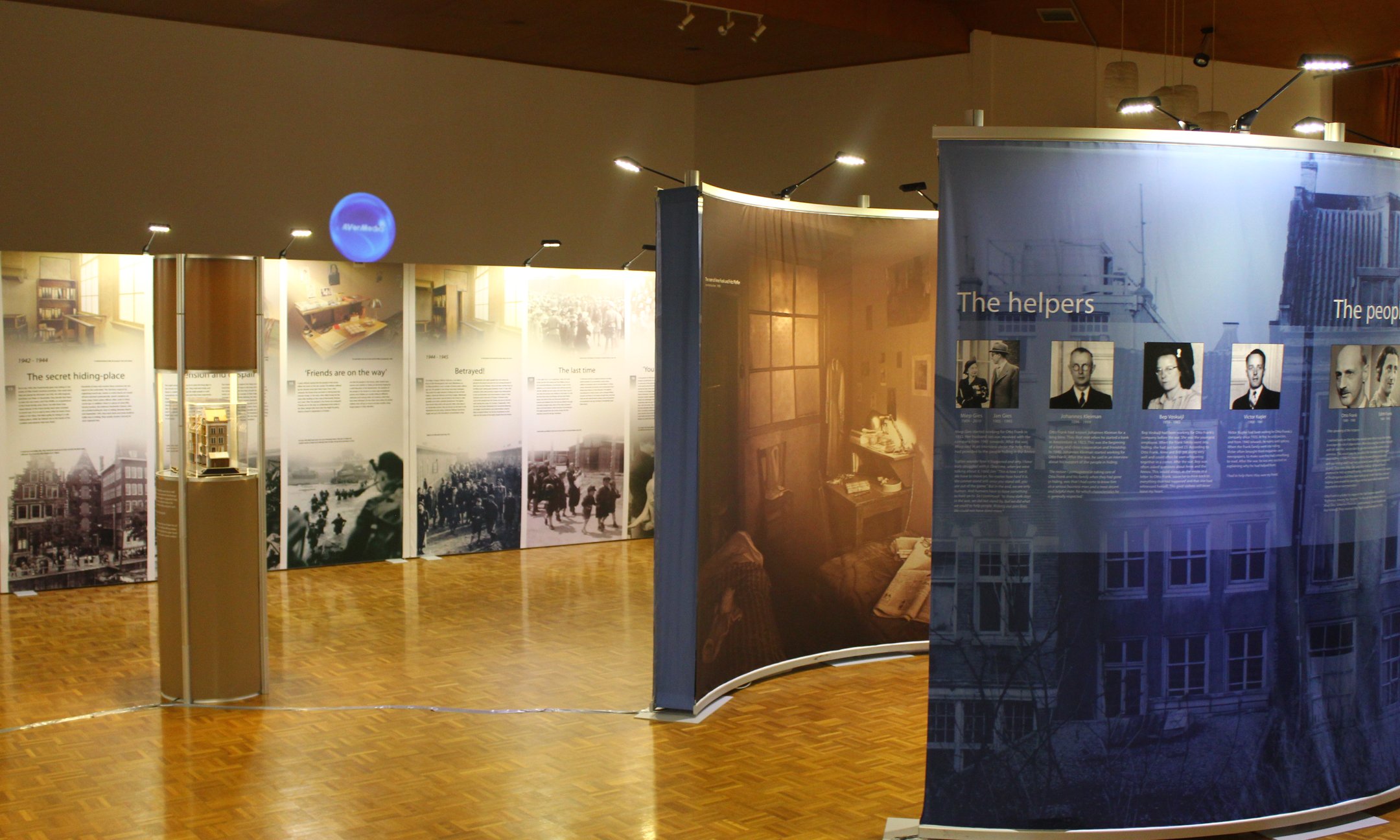 Exhibition 'Let me be myself, the life story of Anne Frank' in Melbourne, Australia