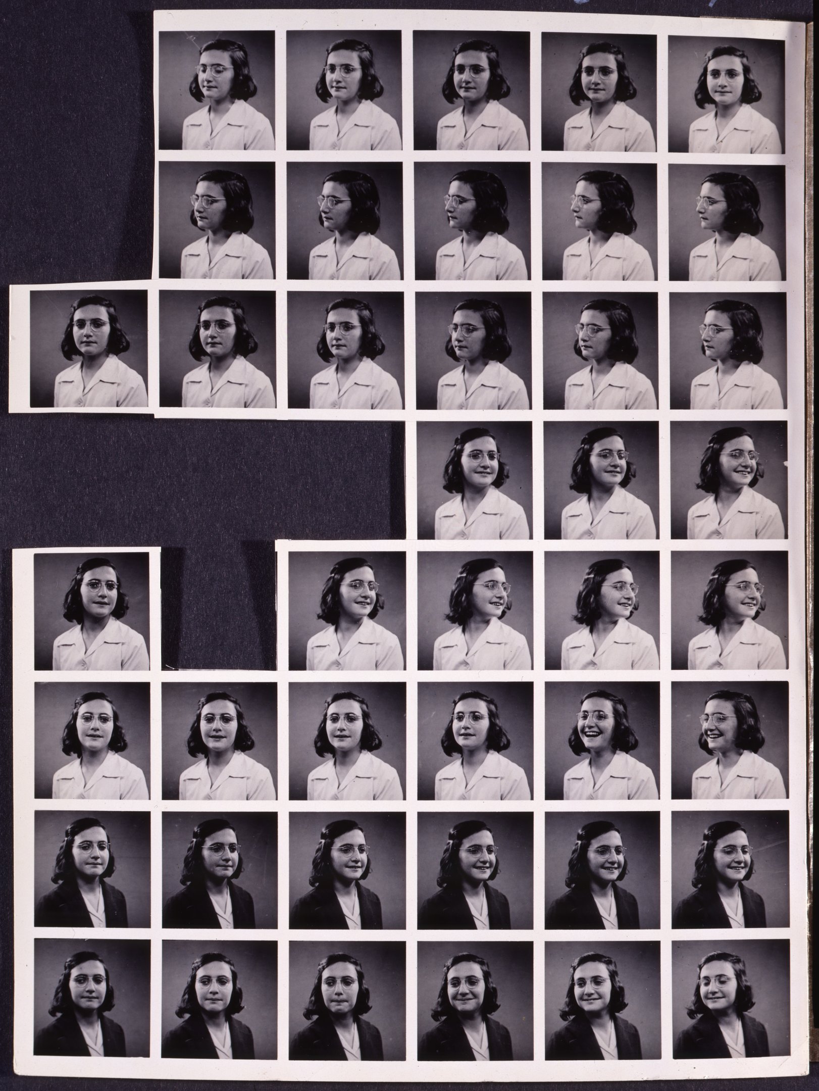 Passfotobogen Familie Frank | Anne Frank Haus