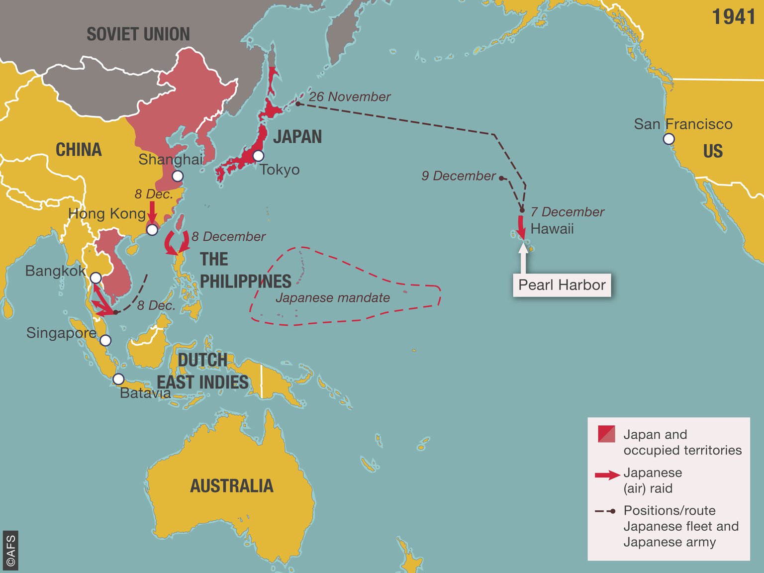 La guerra en Asia en mapas | La Casa de Ana Frank
