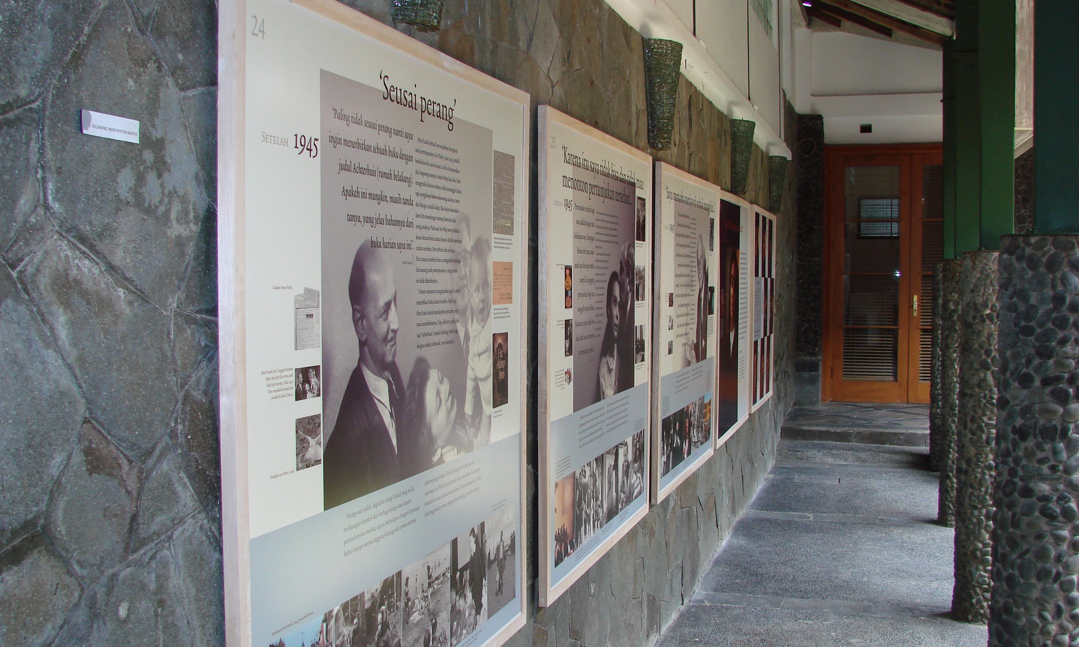 Exhibition 'Anne Frank a History for today' in Bandung, Indonesia