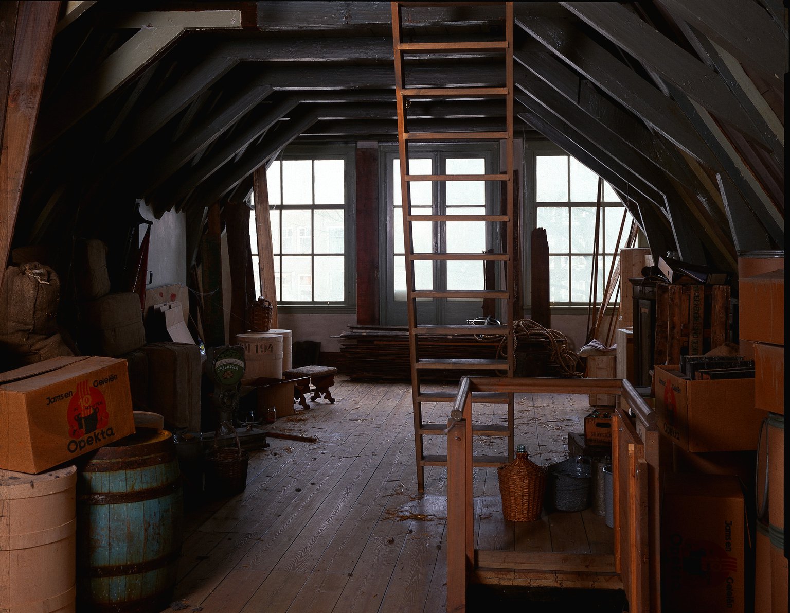 The attic of the main house, reconstruction (1999).