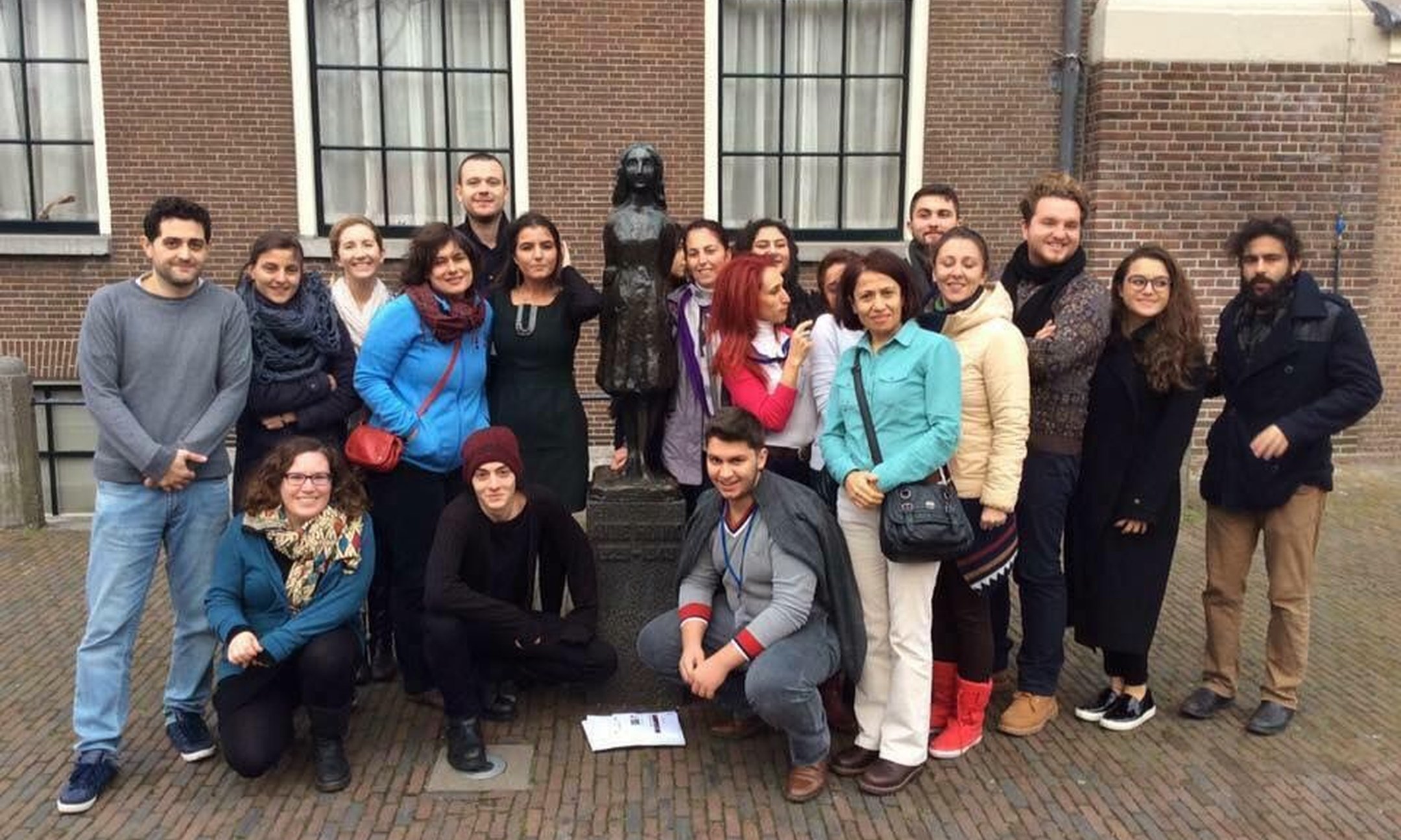 The Turkish youth educators and teacher trainers' visit to the Anne Frank House in Amsterdam